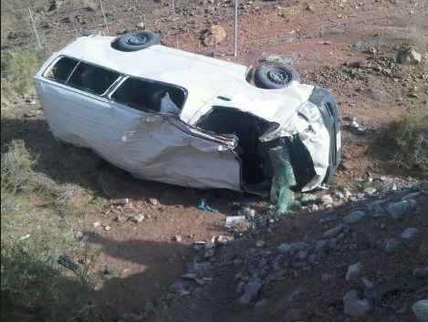 12 إصابة بتدهور باص في الكرك