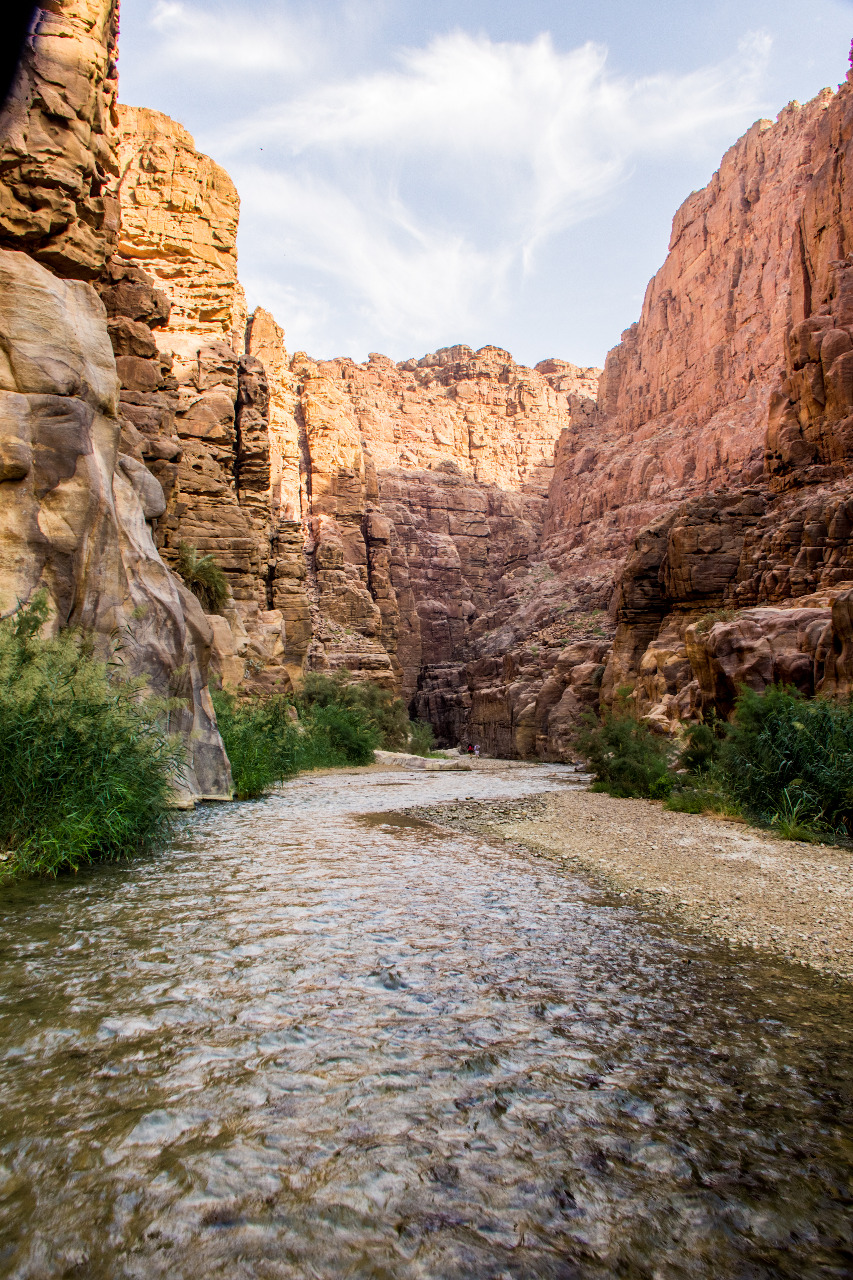 افتتاح الممرات المائية في محمية الموجب