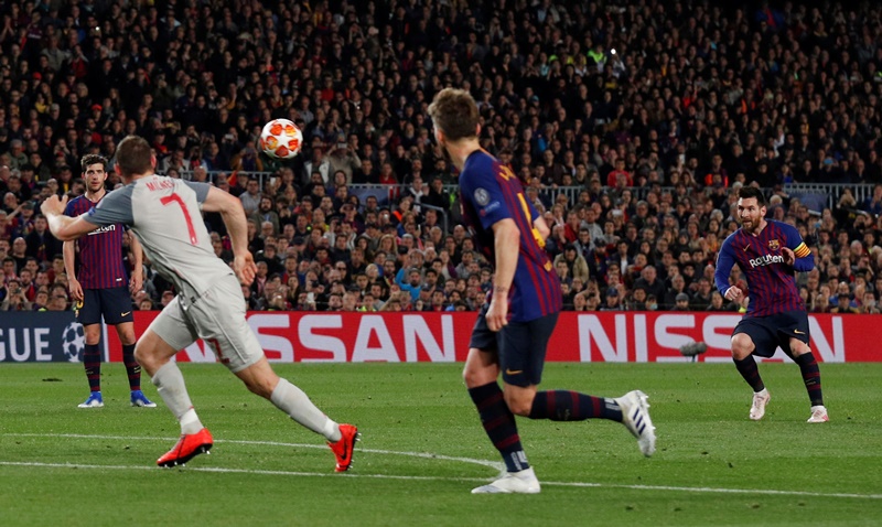 برشلونة يهزم ليفربول في ذهاب نصف