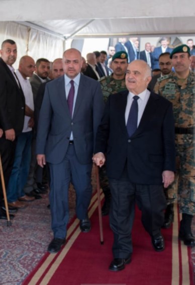 الامير الحسن يعزي عشيرة العربيات (صور)