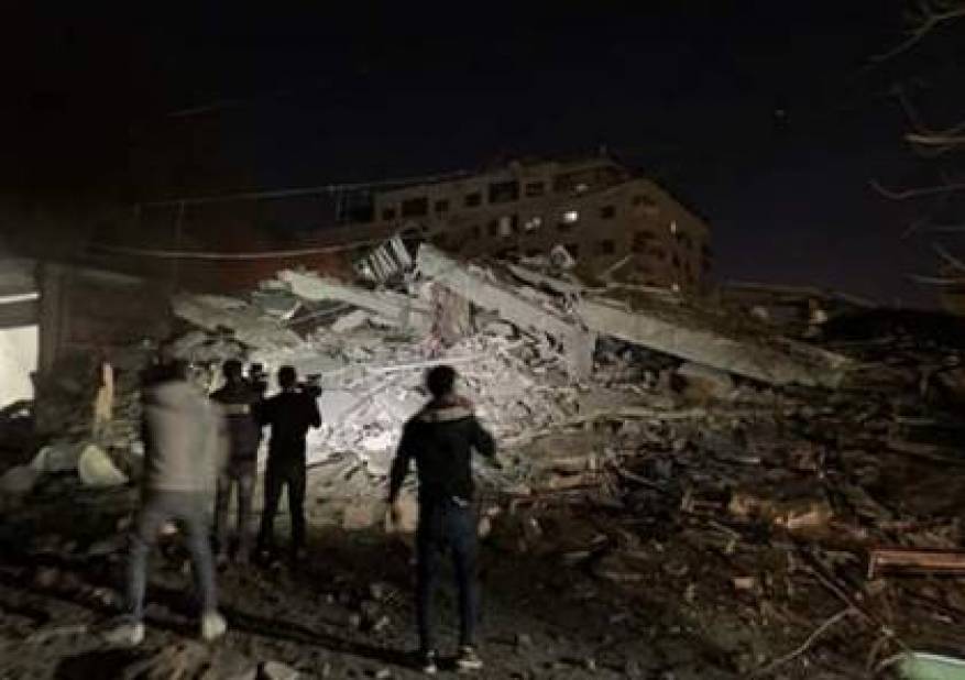 الاحتلال يدمر مقر وكالة الاناضول في