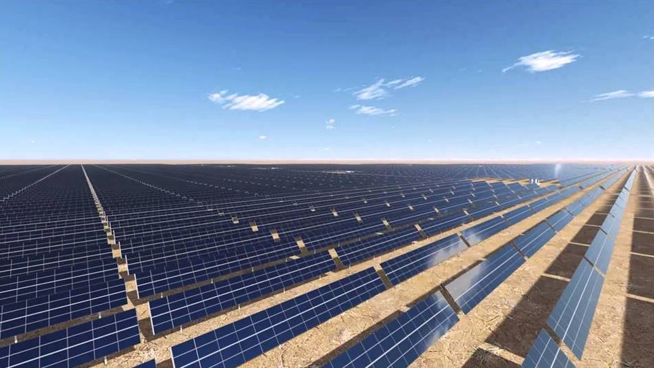 60 % نسبة الإنجاز بالمجمع الشمسي