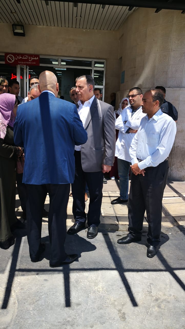 جابر يتفقد «البشير».. ماذا قال (صور)