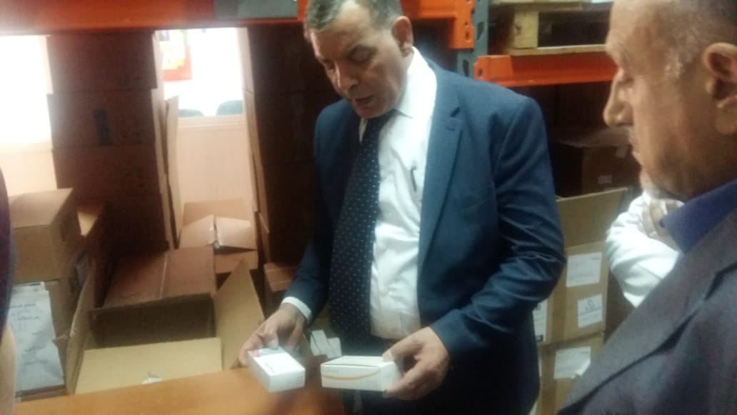 جابر يتفقد «المشتريات والتزويد».. ماذا قال