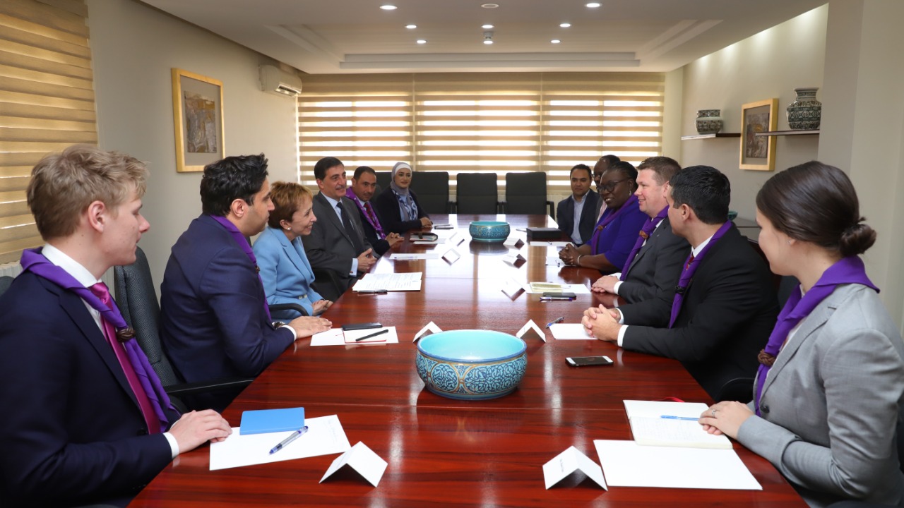 الأميرة بسمة تلتقي وفد اللجنة الكشفية