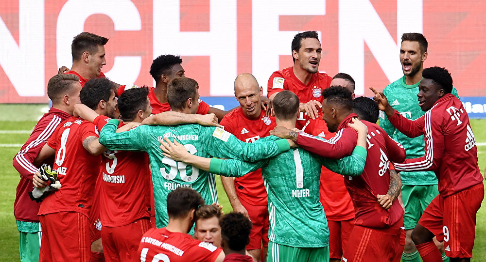 بايرن ميونيخ يفوز بالدوري للمرة السابعة
