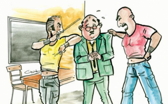 الاعتداء على معلم في الكورة.. والمعاني