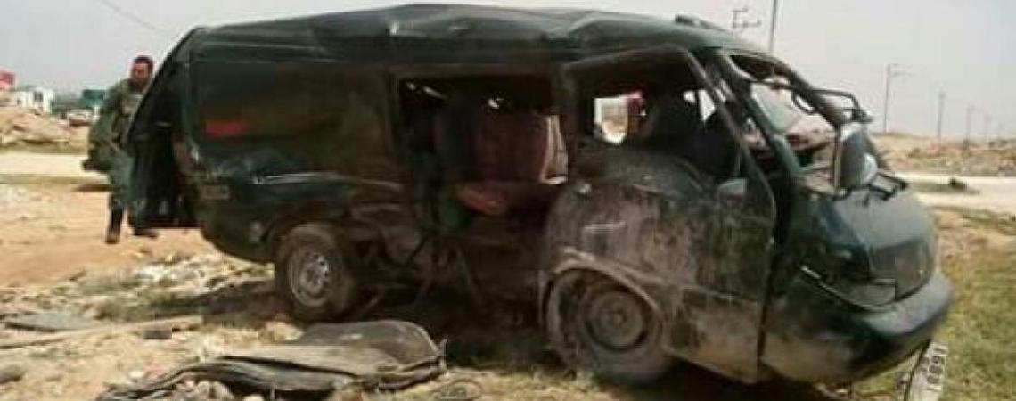 وفاتان واصابة بتدهور باص على طريق