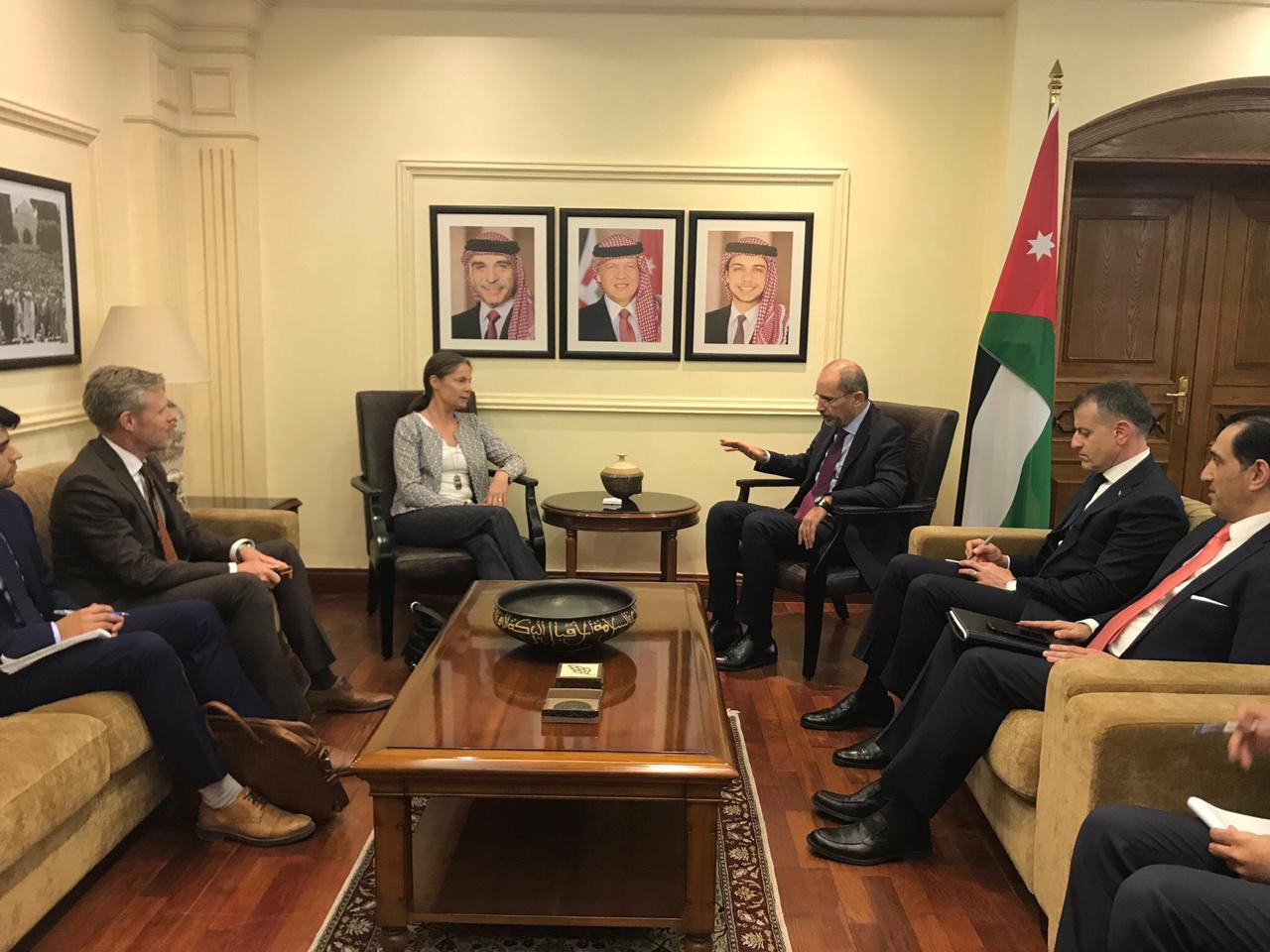 الصفدي يبحث مع مسؤولة سويدية حشد