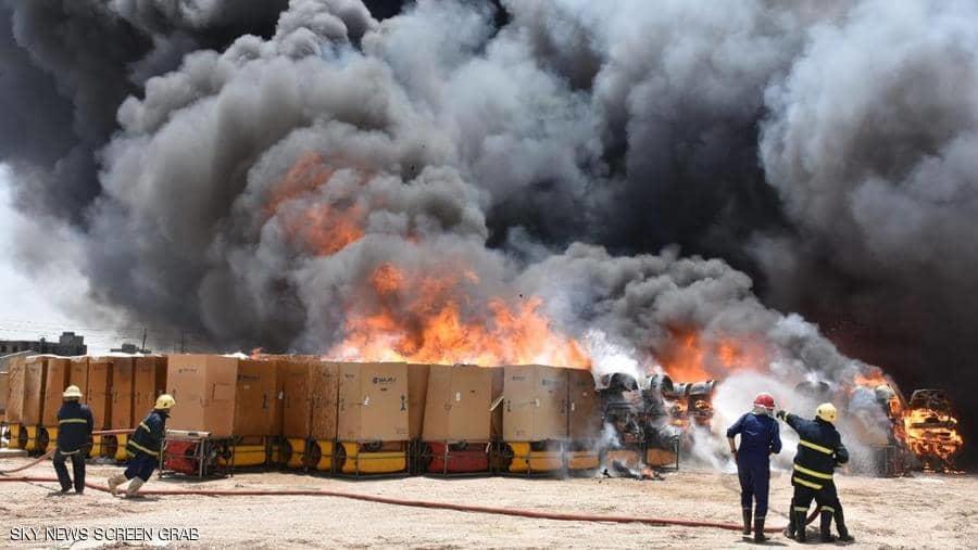 استمرار الحرائق المجهولة بالعراق