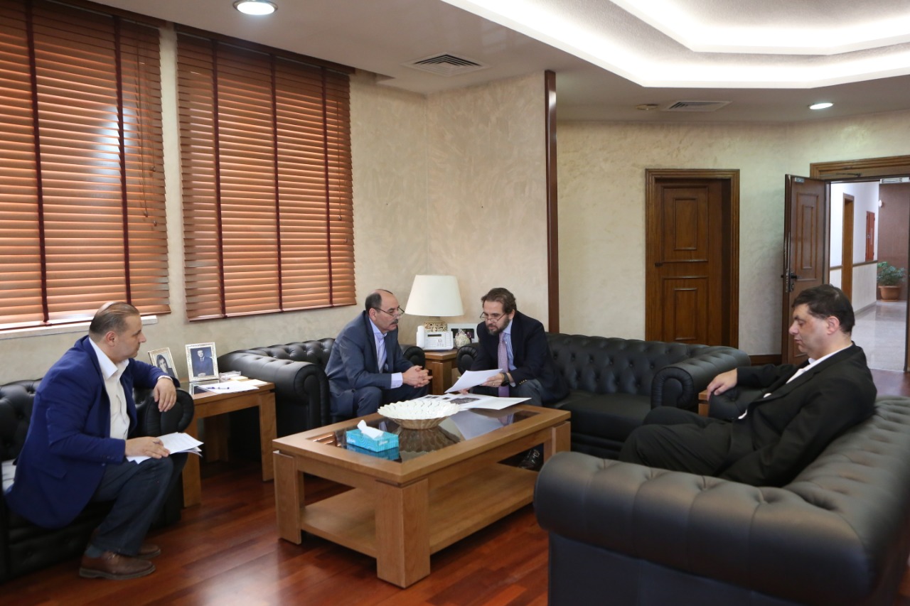 العموش يلتقي رئيس المجلس الاعلى لحقوق