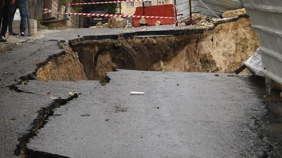 حفريات تقطع المياه في إربد