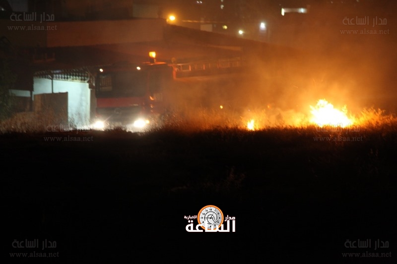 حريق مول في البلقاء