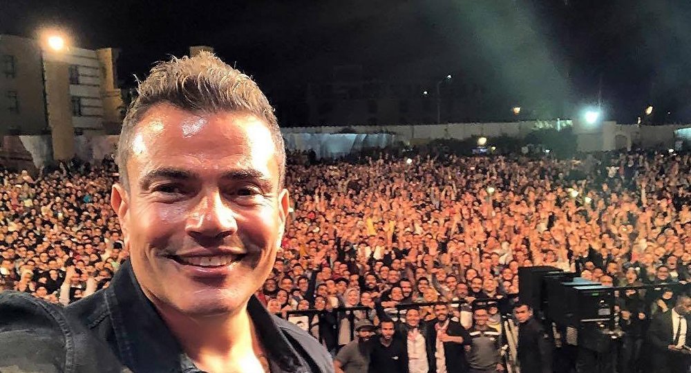 ماذا قال عمرو دياب للجمهور السعودي