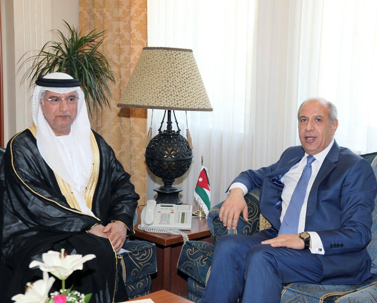 السفير الإماراتي احمد البلوشي في الاردن