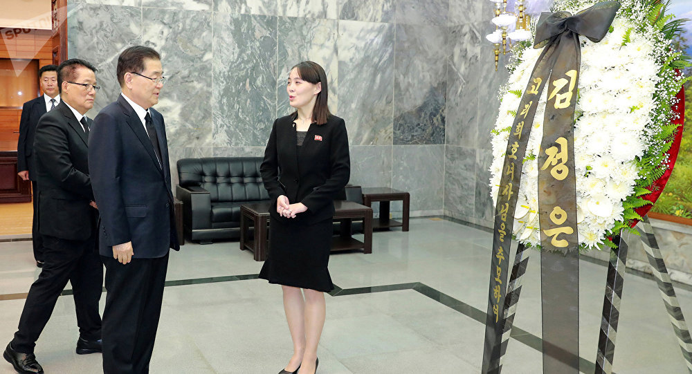 شقيقة زعيم كوريا الشمالية في زيارة