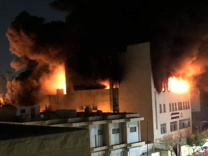 ماركا: الحريق يمتد إلى مصنع آخر..