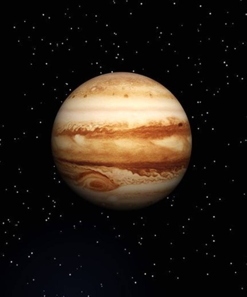 المشتري يشرق ملاصقا للقمر مساء الاحد