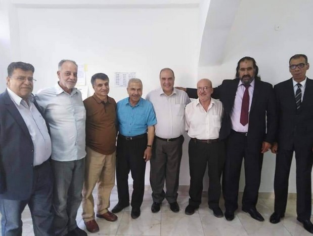 الهيئه الإداريه الجديده للجمعيه الأردنيه لمتقاعدي