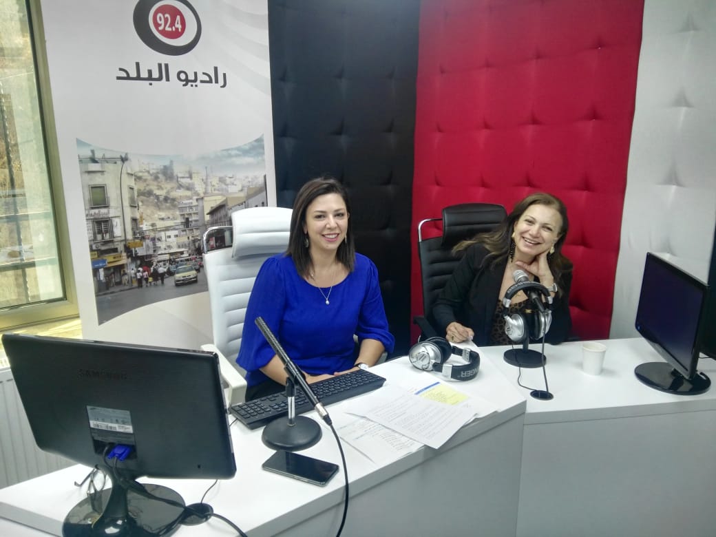 الاعلامية اللبنانية جيزيل خوري على أثير