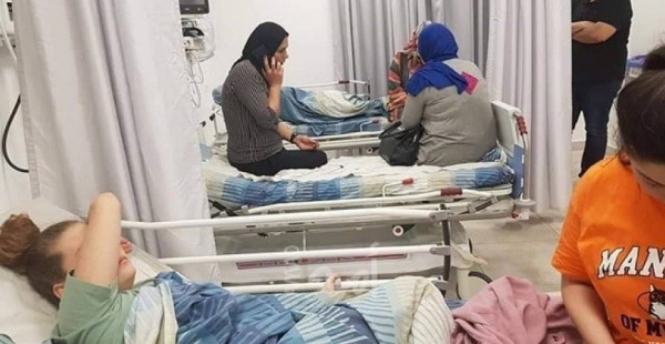 عهد التميمي وعائلتها يتعرضون لحادث سير