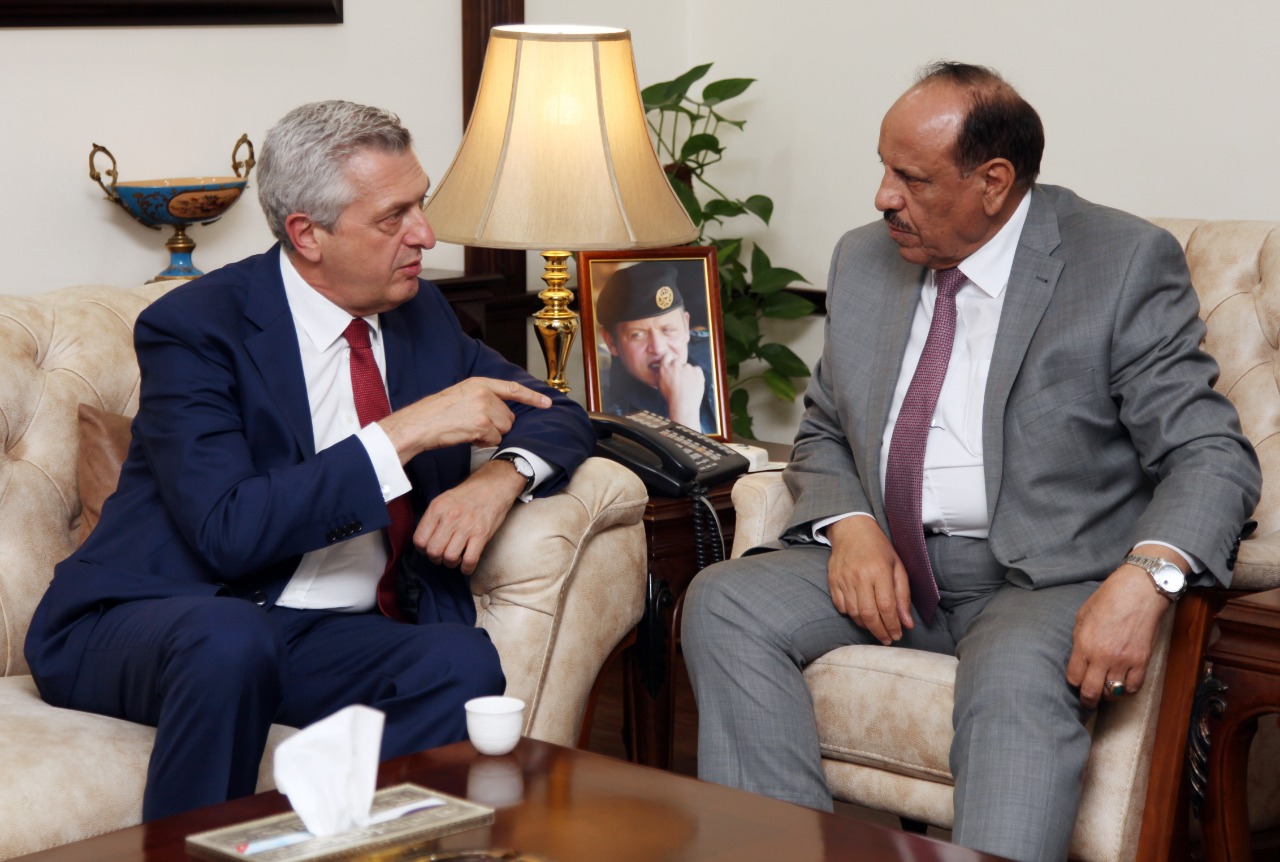 حماد يلتقي المفوض السامي للامم المتحدة