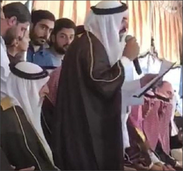 القلاب يقود جاهة عشائرية إلى مضارب