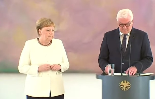 ميركل تصاب بنوبة ارتجاف جديدة عشية