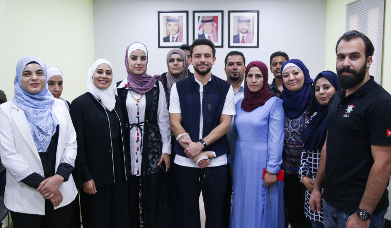 ولي العهد يفتتح مركز شباب ذيبان