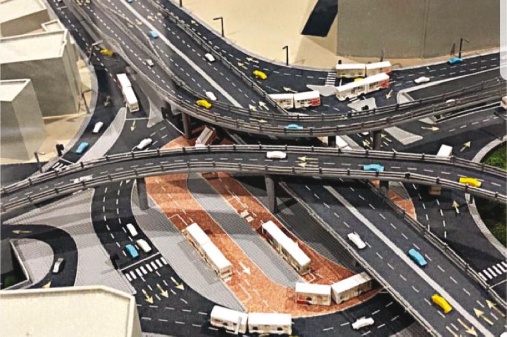 تصميم تقاطع المدينة الرياضية .. شاهد