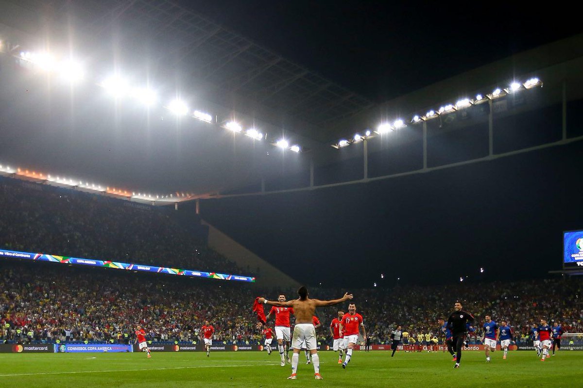 تشيلي تلحق بالبرازيل والأرجنتين إلى نصف