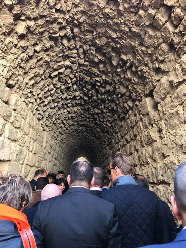 السفراء الأوروبيون في الأردن بقلعة الكرك