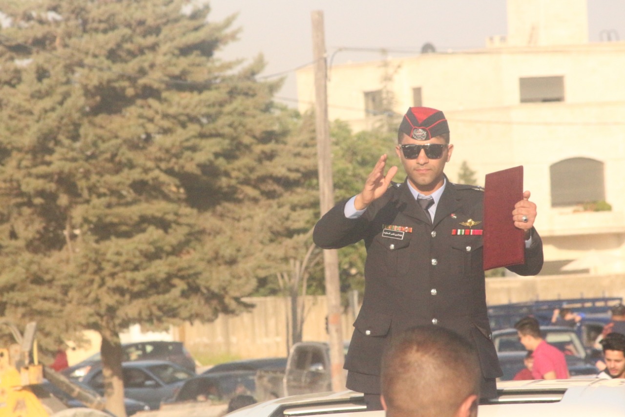 أفراح السعايدة بتخرج الملازم علاء الدين