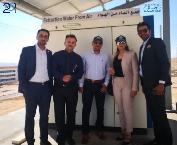 وفد من جامعة الزرقاء يزور الجامعة