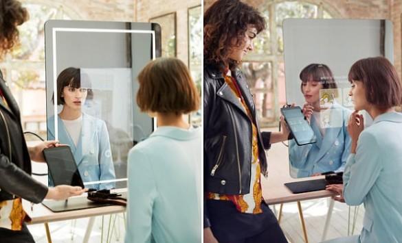 مرآة ذكية تعرض عليك قصة الشعر