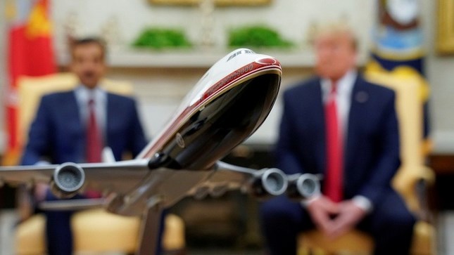 ترامب لأمير قطر: أنت زعيم حقيقي