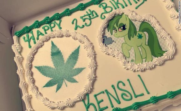 كيك بالماريجوانا يثير الضجة عبر الانترنت