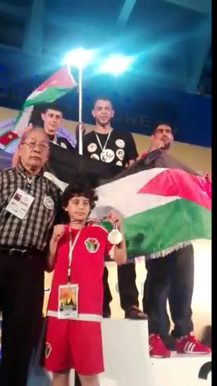 اللأعب الأردني رباع يطفر ىالميدالية الذهبية