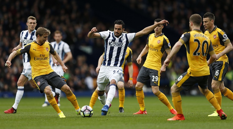 ويست بروميش يلهب جراح آرسنال ويدق