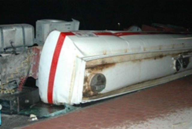 تدهور صهريج محمّل بالديزل في عمان