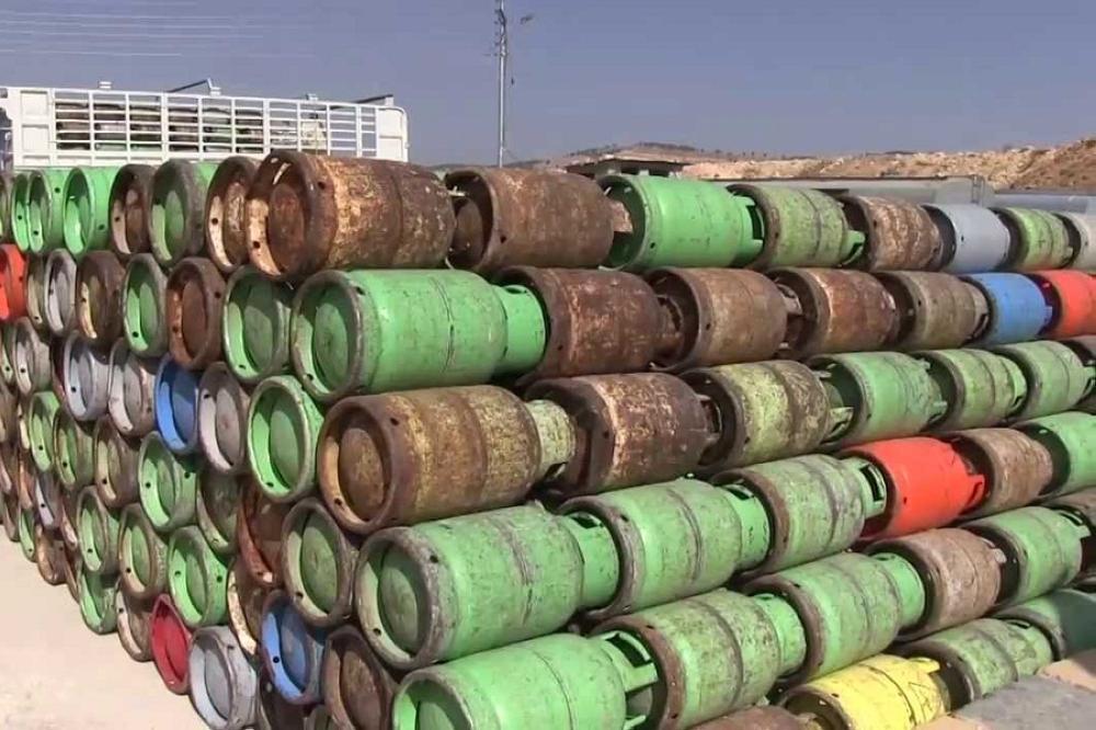 حملة على مستودعات توزيع اسطوانات الغاز