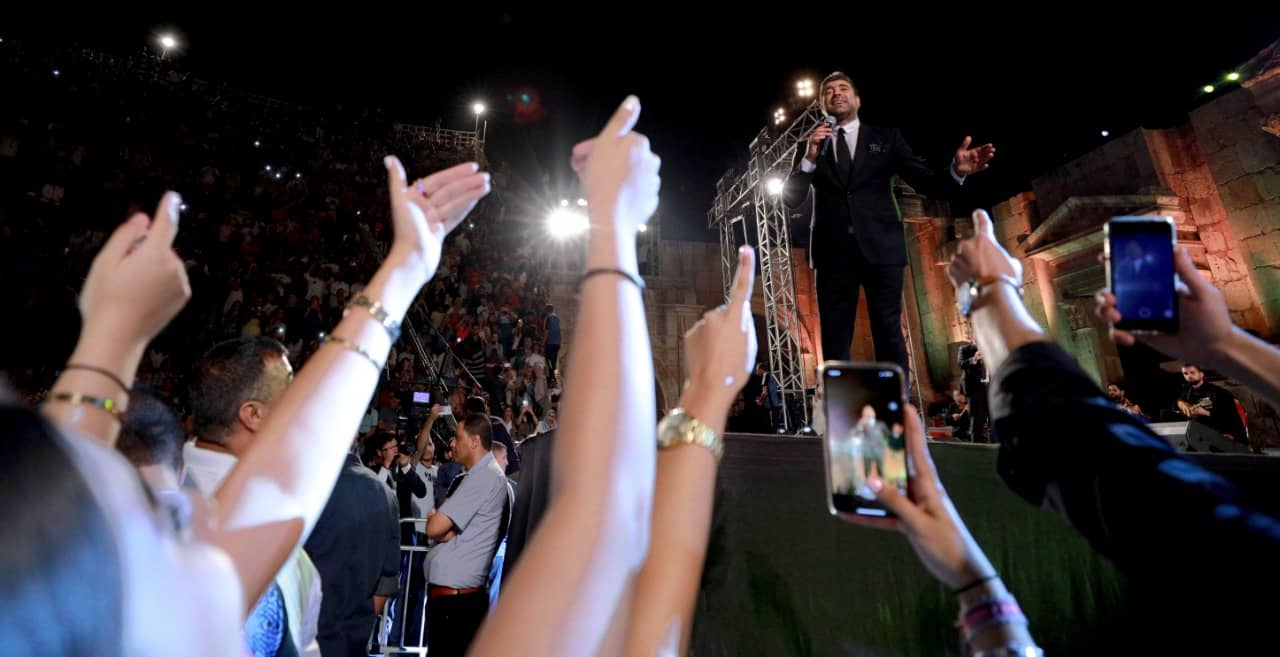 وائل كفوري يشعل أجواء مهرجان جرش