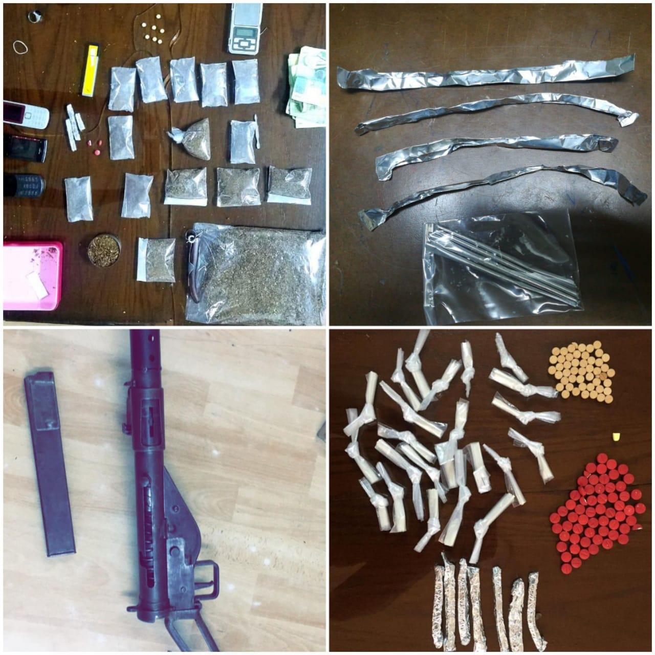 ضبط 95 مروجا للمخدرات واسلحة وعملات