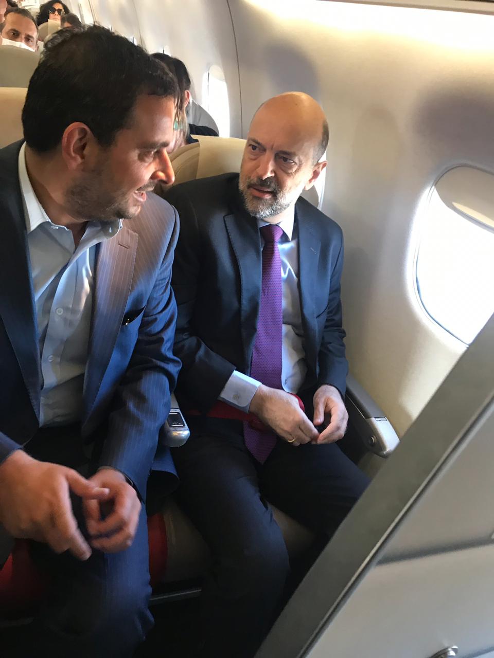 عمر الرزاز والداوود والحموري إلى العقبة