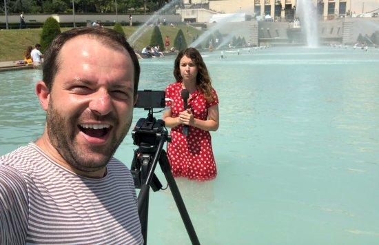 درجة الحرارة في باريس ترتفع إلى