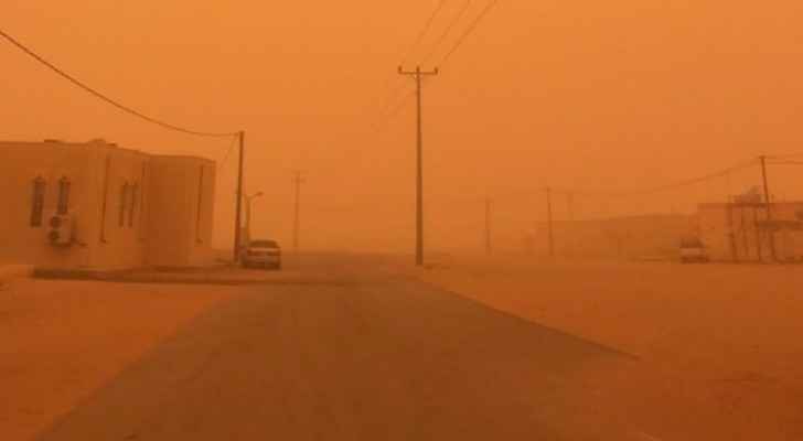 شاهد .. لحظات مرعبة لعاصفة رملية