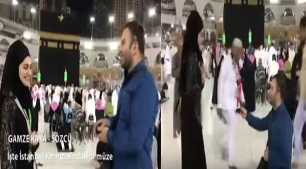 الشاب صاحب فيديو الخطوبة أمام الكعبة