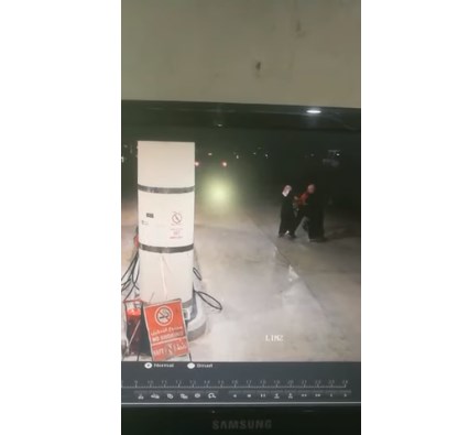 بالفيديو.. . كاميرات المراقبة ترصد عملية