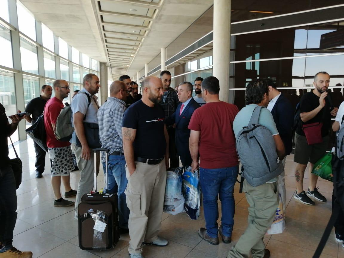 الأردنيون العائدون من كازاخستان بعد الاعتداء