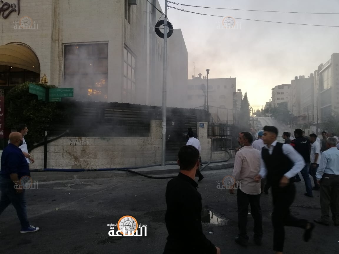 حريق في مطعم جبري بالجاردنز (صور)